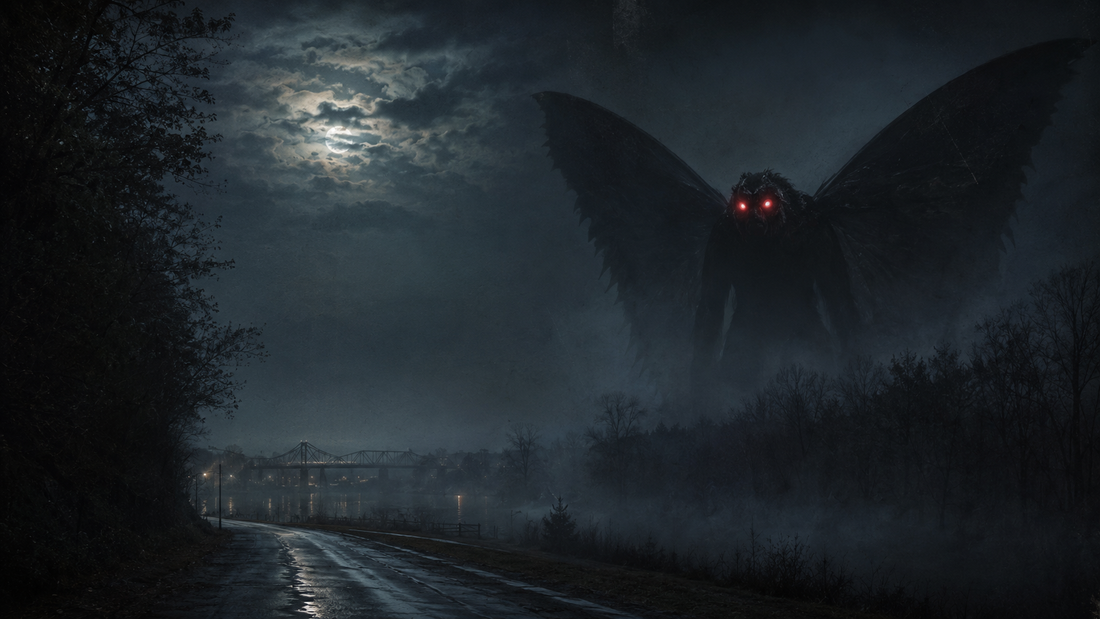 Mothman Case File 001 cryptid shirt by MonsterLoom