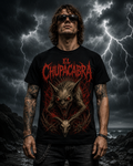 El Chupacabra Blood Moon – Heavy Metal Cryptid T-Shirt
