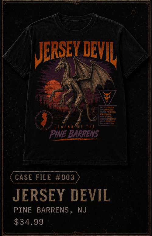 Case File 003: Jersey Devil – Legend of the Pine Barrens T-Shirt