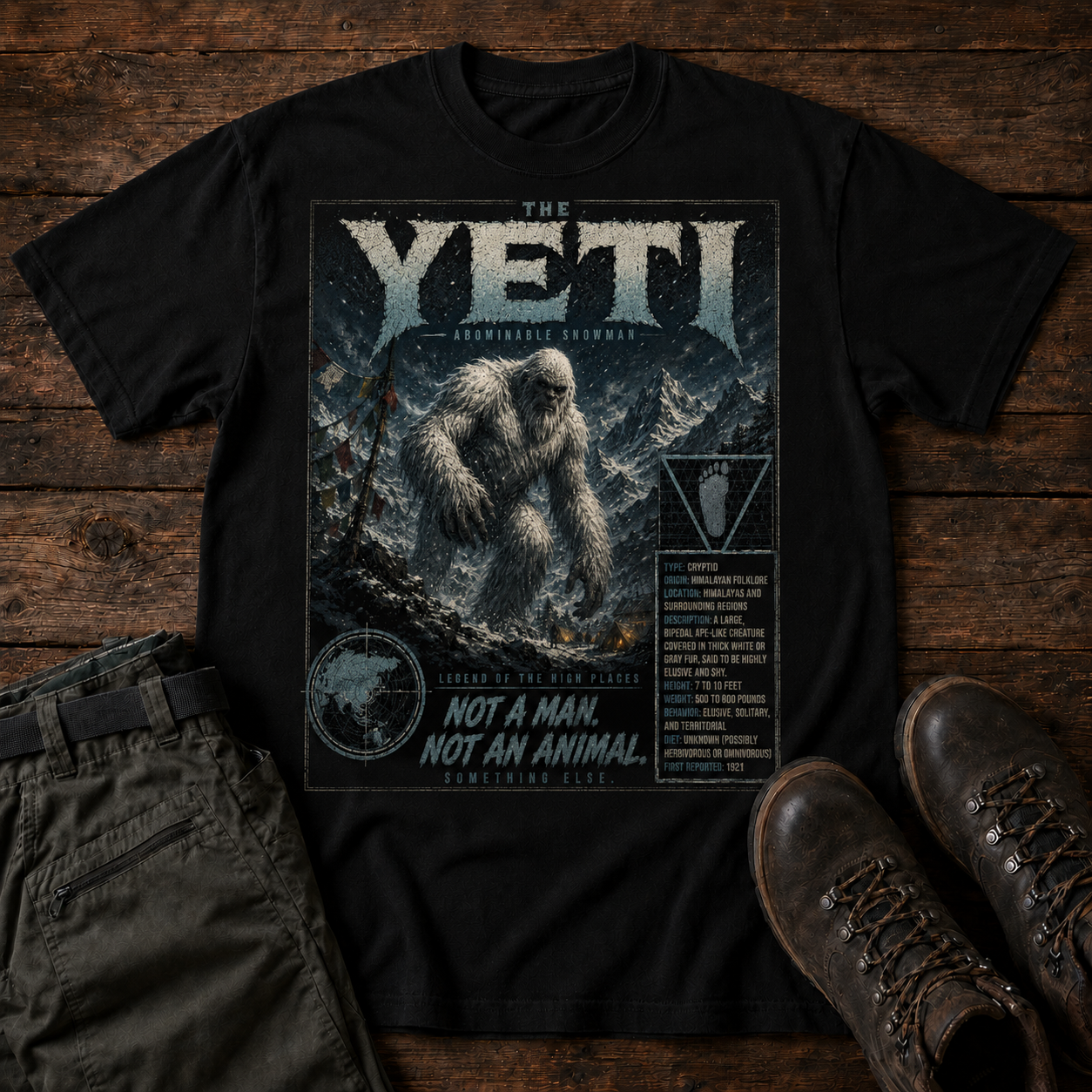 Case File 013: Yeti – Ghost of the Himalayas T-Shirt