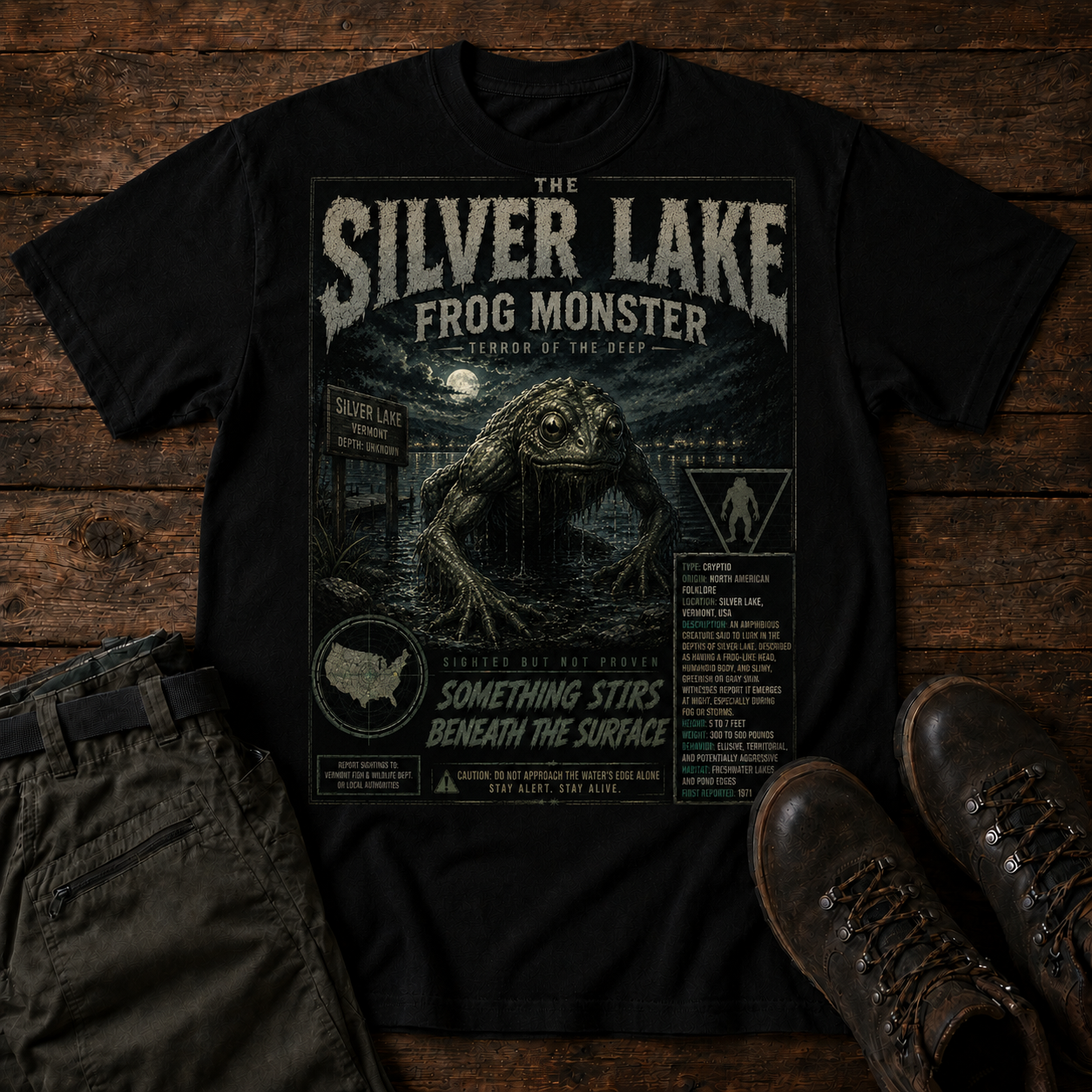 Case File 014: The Silver Lake Frog Monster – The Loveland Encounter T-Shirt