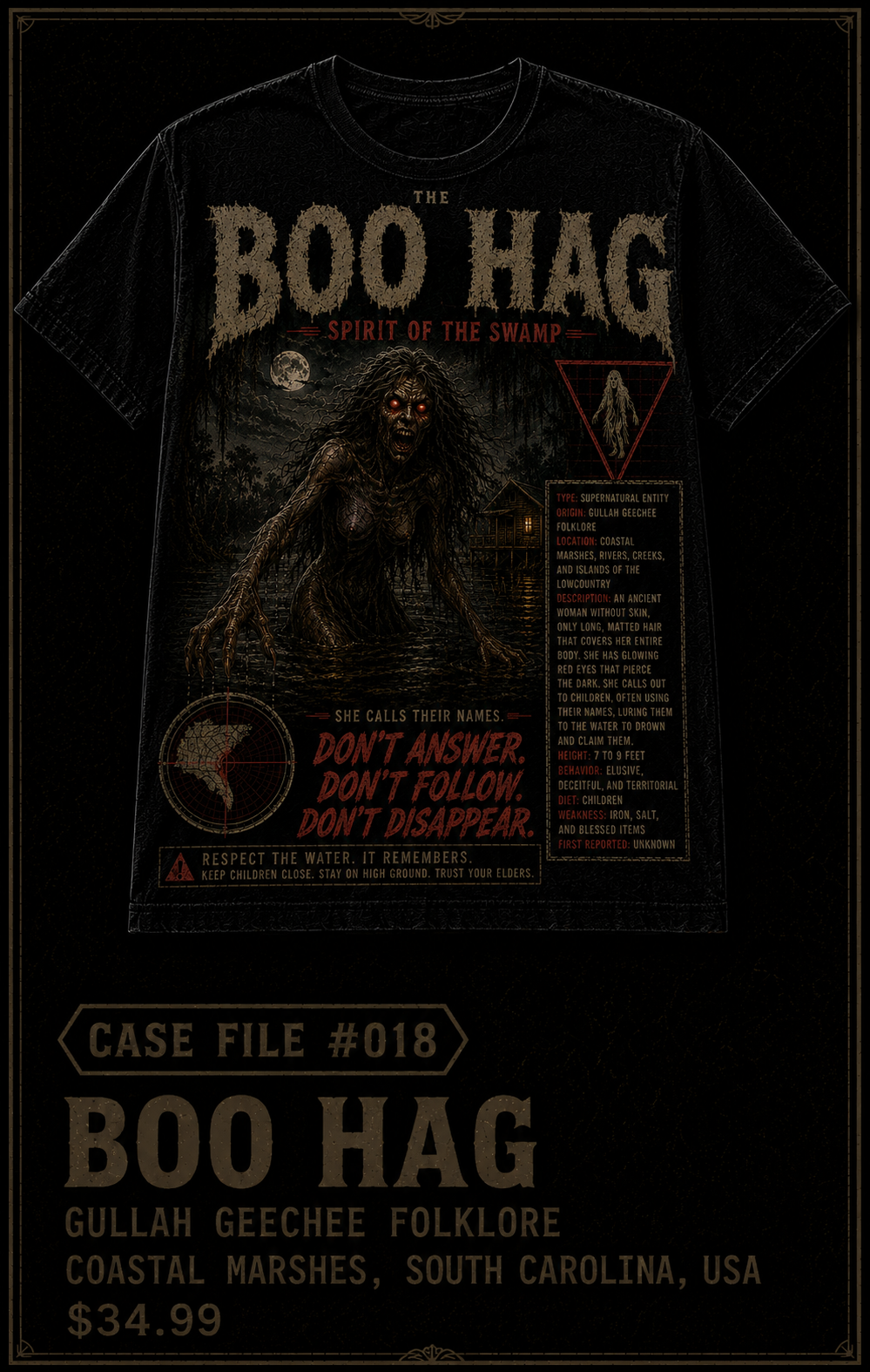 Case File 018: Boo Hag – The Night Visitor T-Shirt