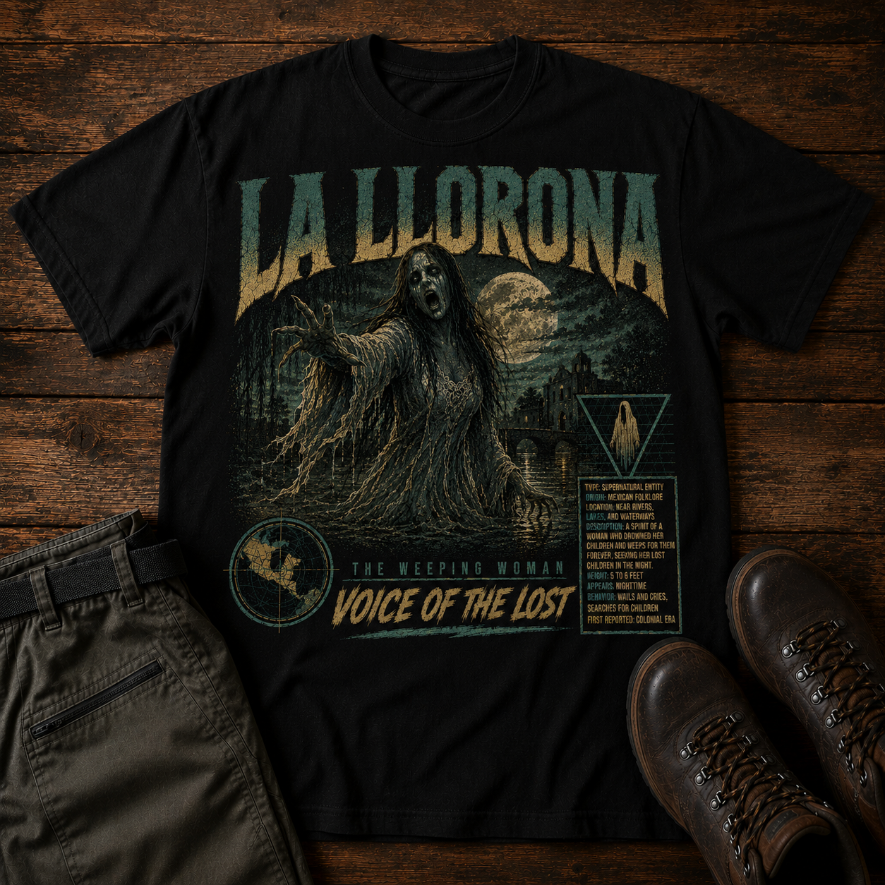 Case File 008: La Llorona – The Weeping Woman T-Shirt