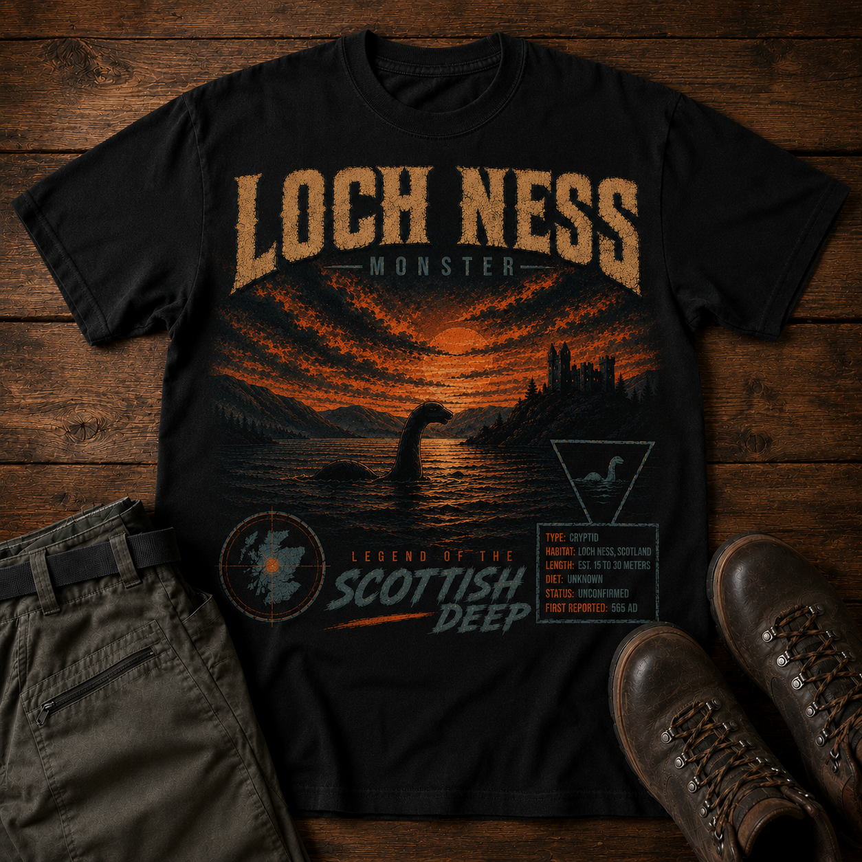 Case File 005: Loch Ness Monster – Mystery of the Deep T-Shirt