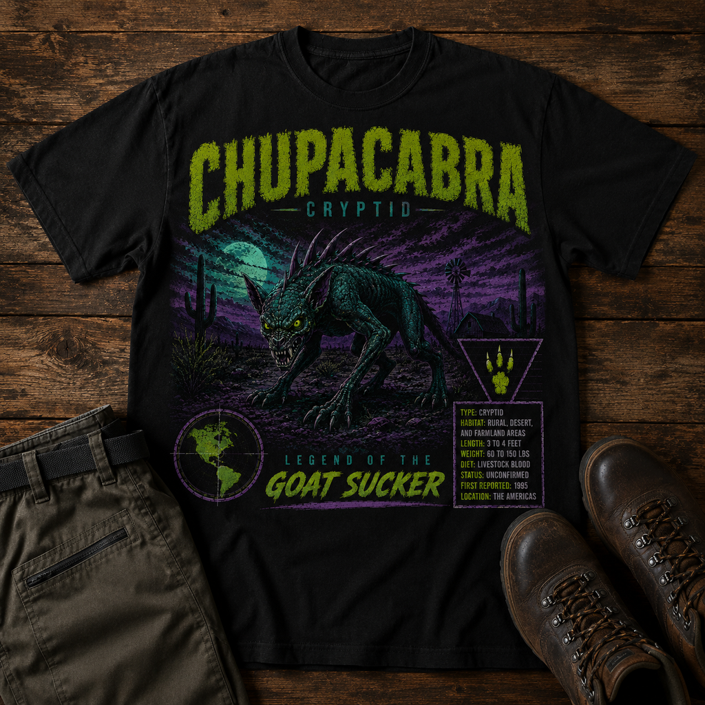 Case File 006: Chupacabra – Predator of the Night T-Shirt