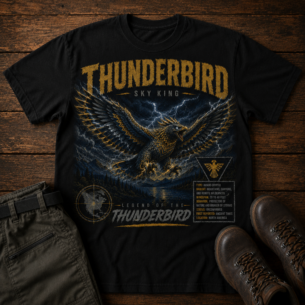 Case File 007: Thunderbird – Storm Bringer T-Shirt