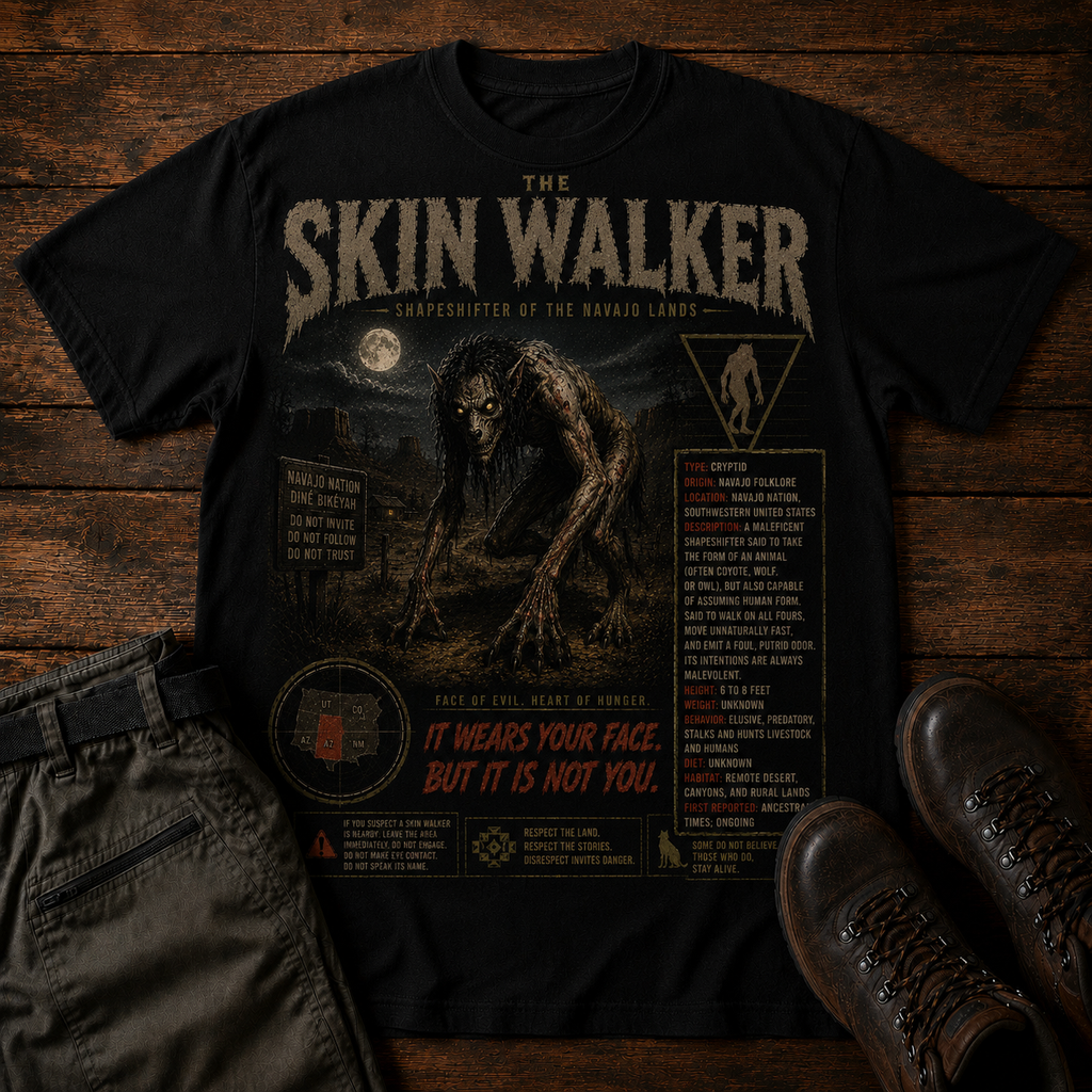 Case File 010: Skinwalker – Legend of the Desert Shadows T-Shirt