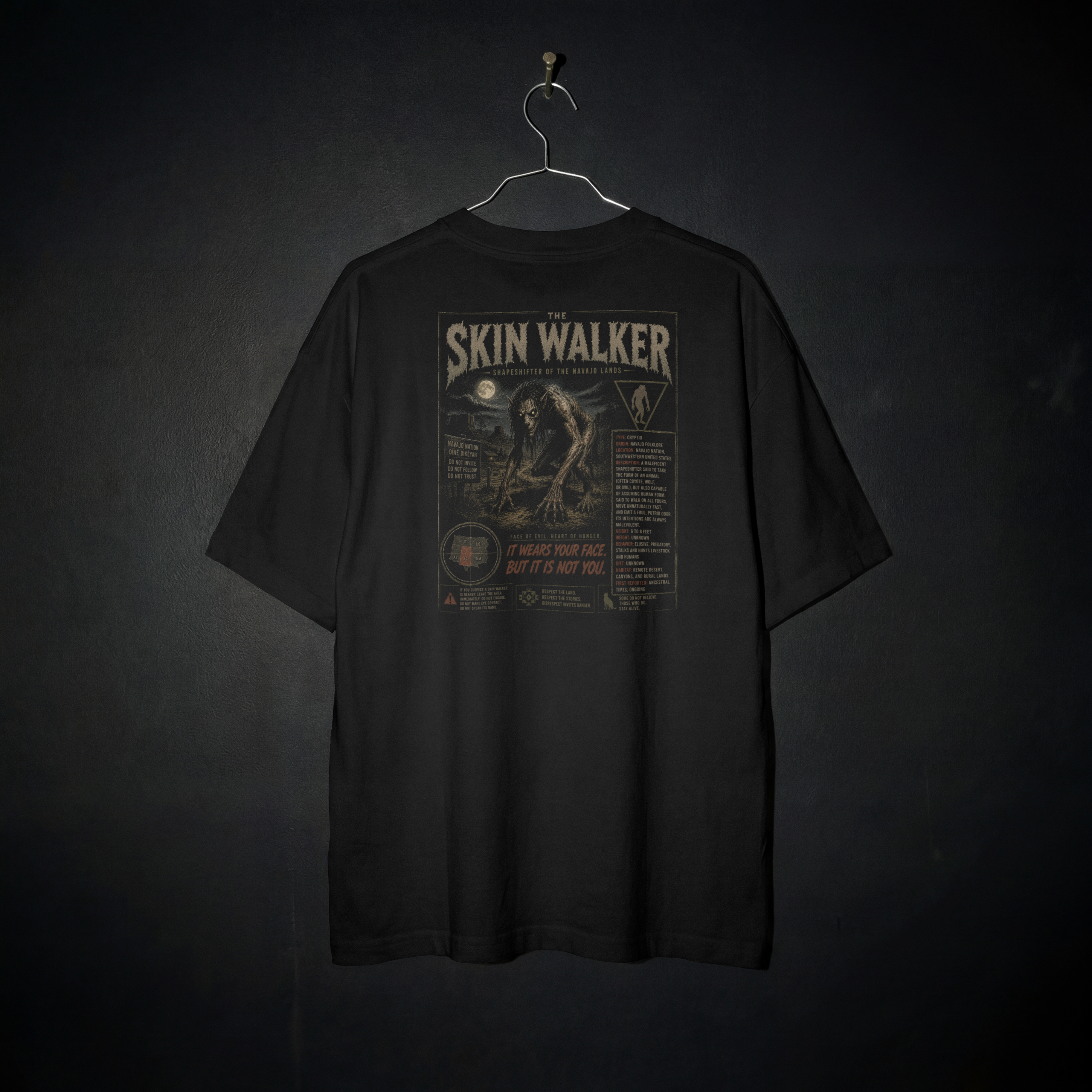 Case File 010: Skinwalker – Legend of the Desert Shadows T-Shirt