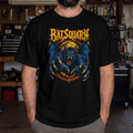 Batsquatch Moonlit Terror Cryptid T-Shirt | Vintage Metal Monster Graphic Tee