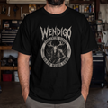 Wendigo Unrelenting Hunger Cryptid T-Shirt | North Woods Horror Graphic Tee